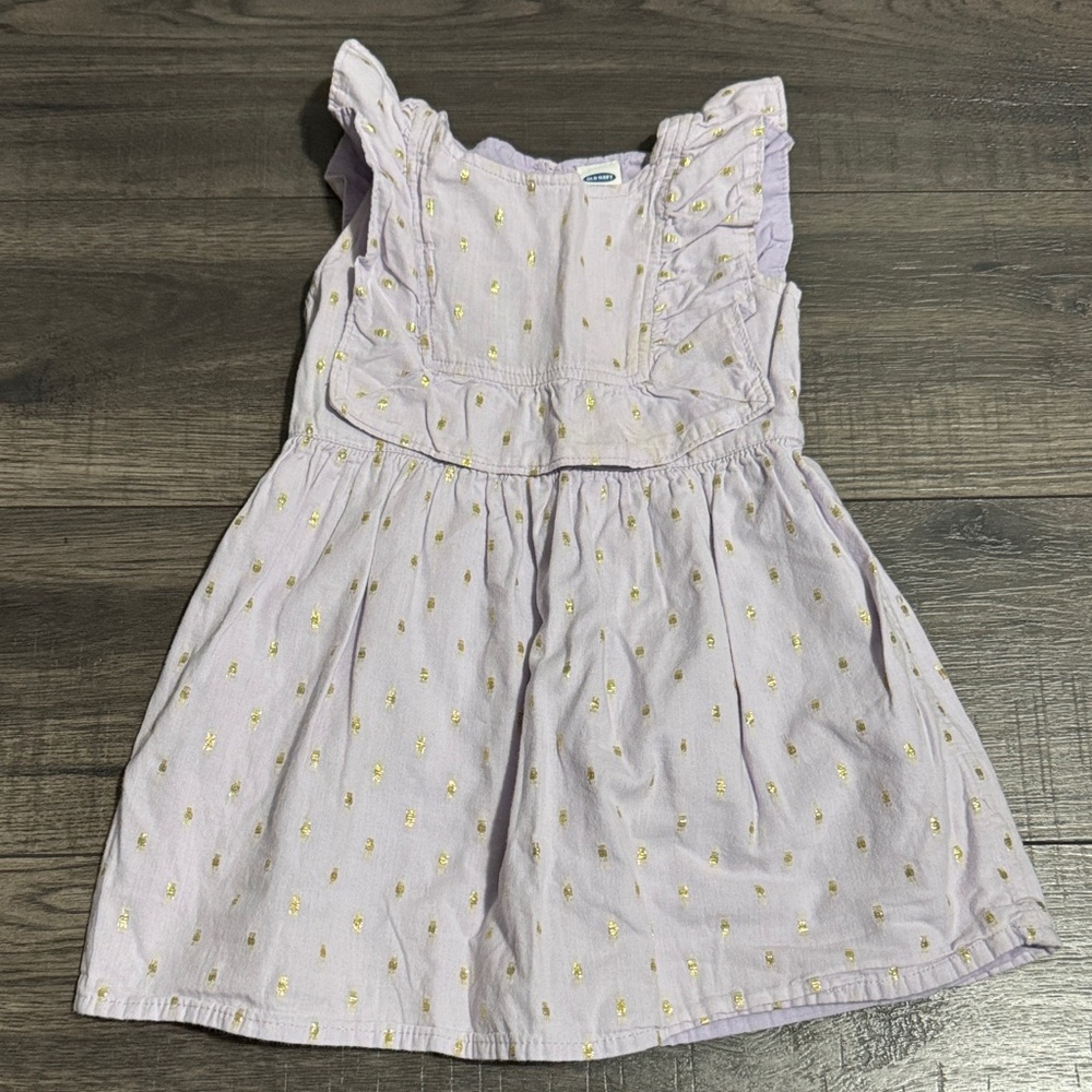 Old Navy Charming Kids Dress with Gold Accents